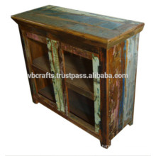 Glass Panel Cabinet recycle wood